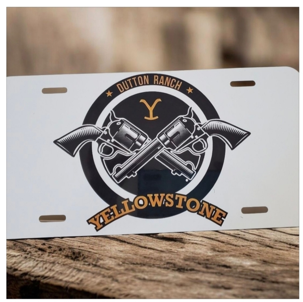 Yellowstone Dutton Ranch License Plate